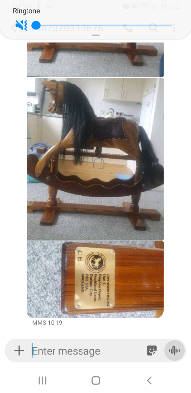 ian armstrong rocking horse